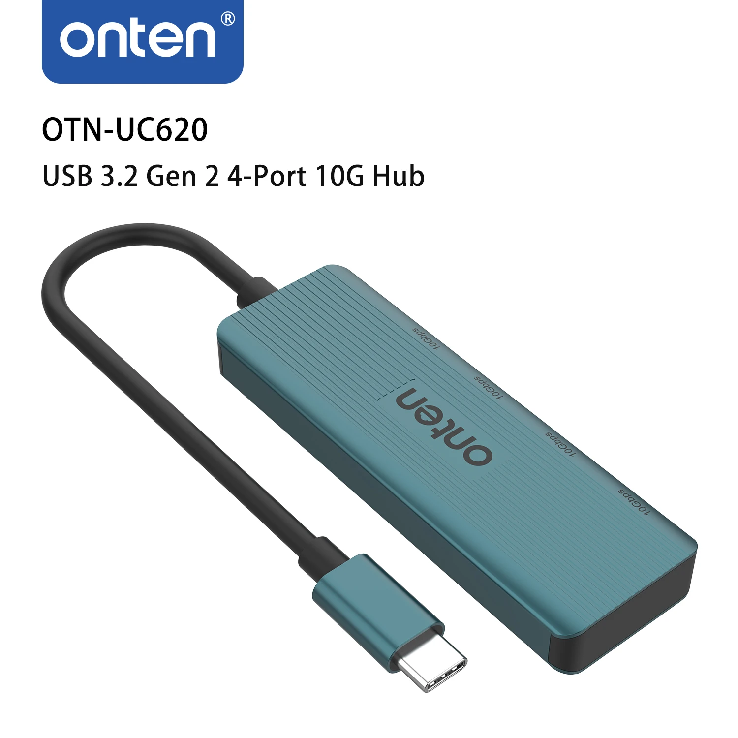 ONTEN Original  OTN-UC620 USB-C 3.2 Gen 2 4-Port 10G Hub