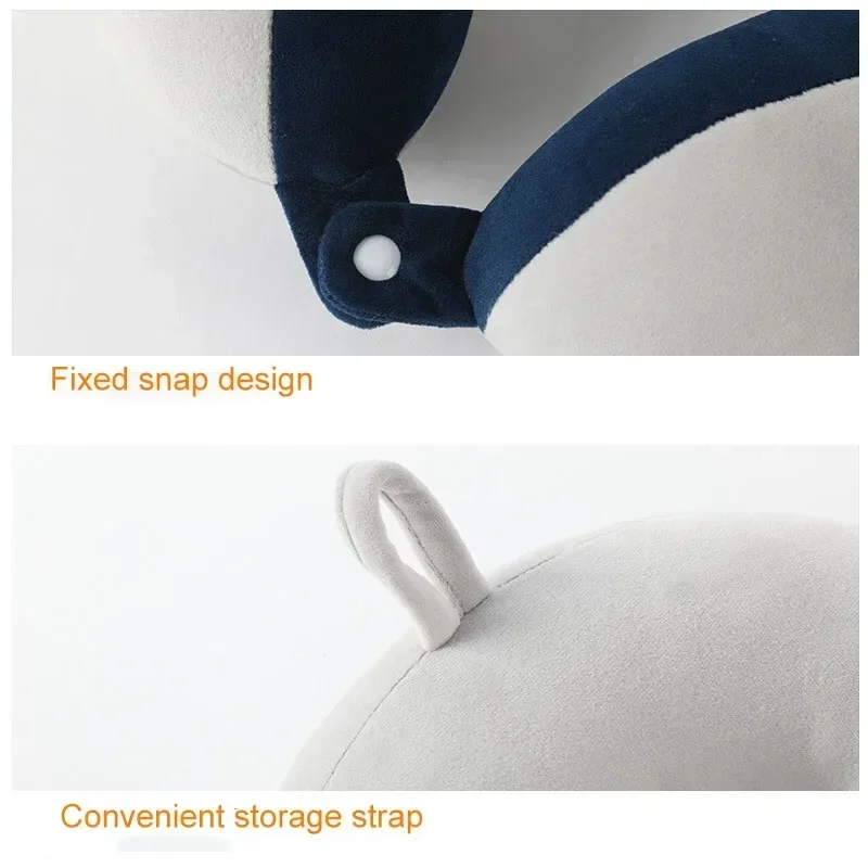 Miffy Four Hump Peaks Neck Pillow Cervical Occipital Region Kawaii Comfortable U-shaped Travel Pillow Cute Cars and Airplanes