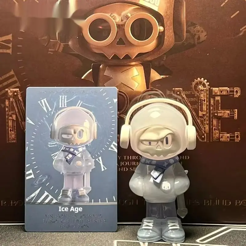 

Original Mr. Bone Mini V2 Blind Box Trendy Handmade Time Travel Series Model Ornament Anime Figure Toy Gift Customization Doll