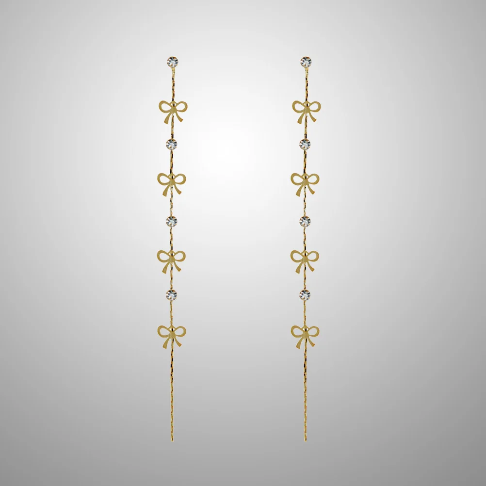 

Long Drop Women Casual Wear Crystal Bling Crystal Earrings Evening Special Occasion Fashion Jewelry Accessories