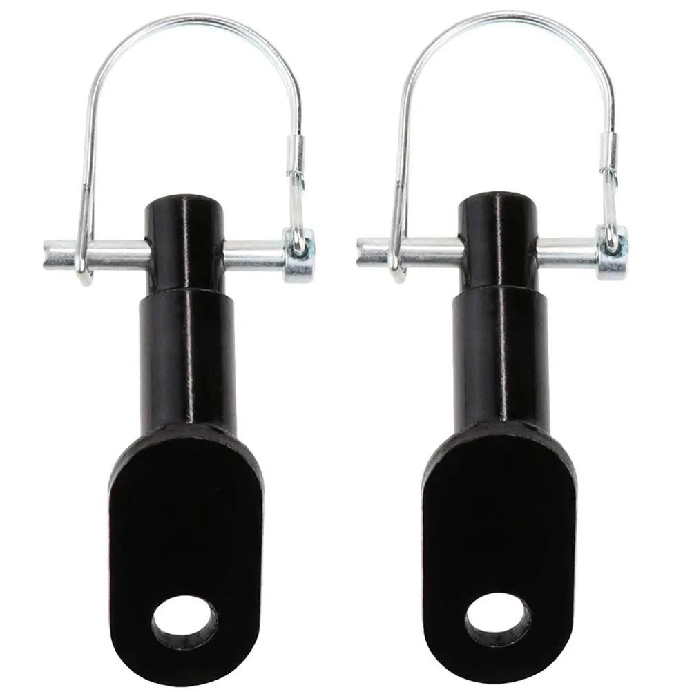 

2Pcs Sturdy Iron Bike Trailer Hitch Drawing Head Coupler Attachment for Towing Trailers Riding Children Pets Hauling Goods