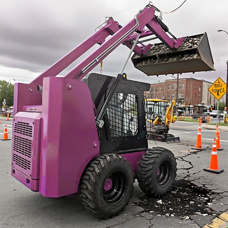 

Economic Home Skidsteer CE EPA Small Front Shovel Skidsteer Agriculture Diesel Engine Mini Loader Skid Steer Mini skid steer