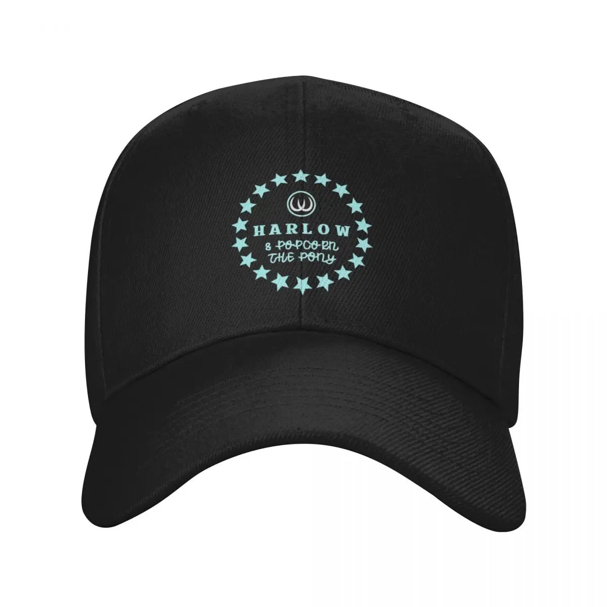 Harlow And Popcorn Merch Popcorn The Pony Baseball Cap Trucker Hat Luxury Man Hat Custom Cap hiking hat Hats For Women Men's