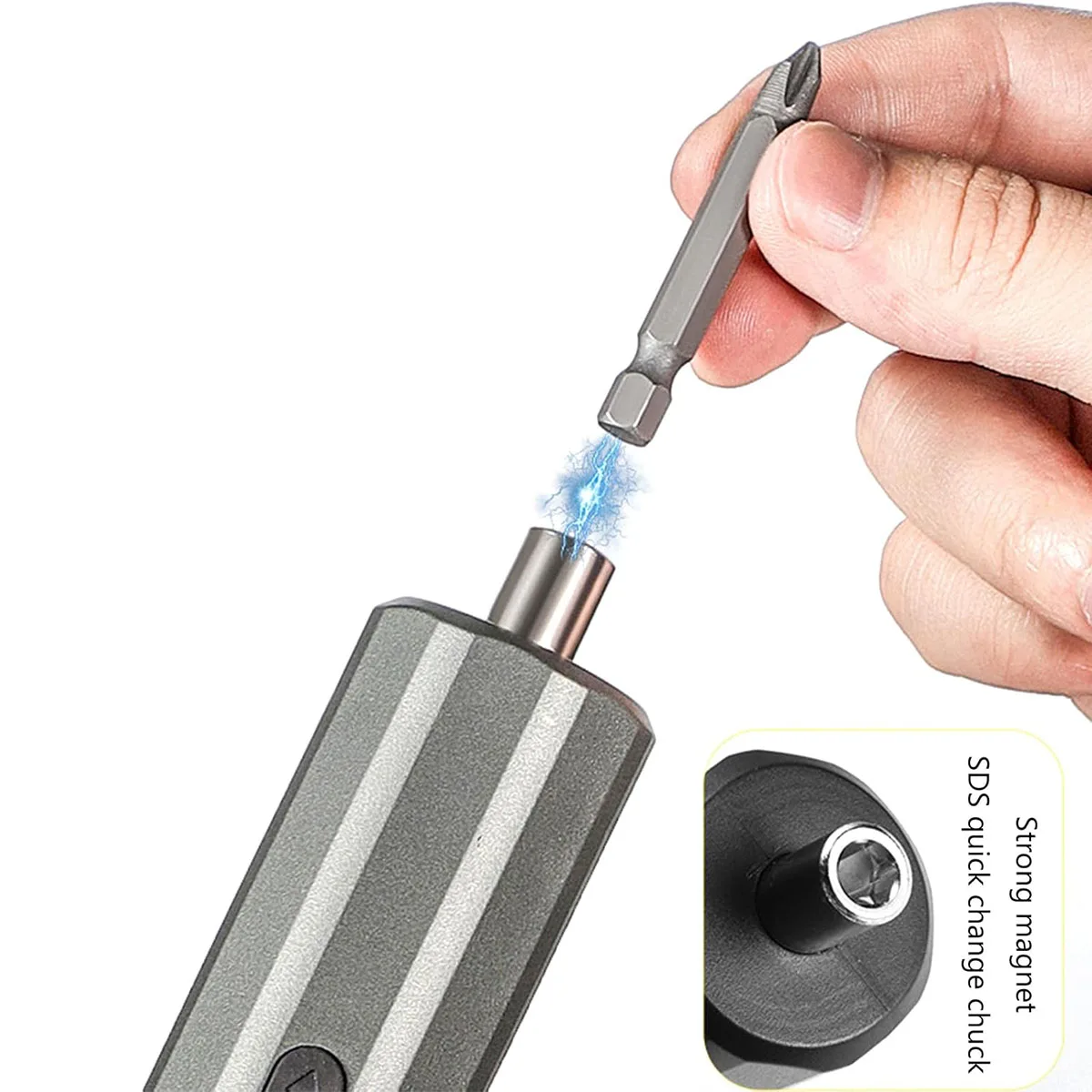 Cordless Electric Screwdriver Home Screwdriver With Magnetic Tip Work Light USB Rechargeables For 3.6V Screwdriver