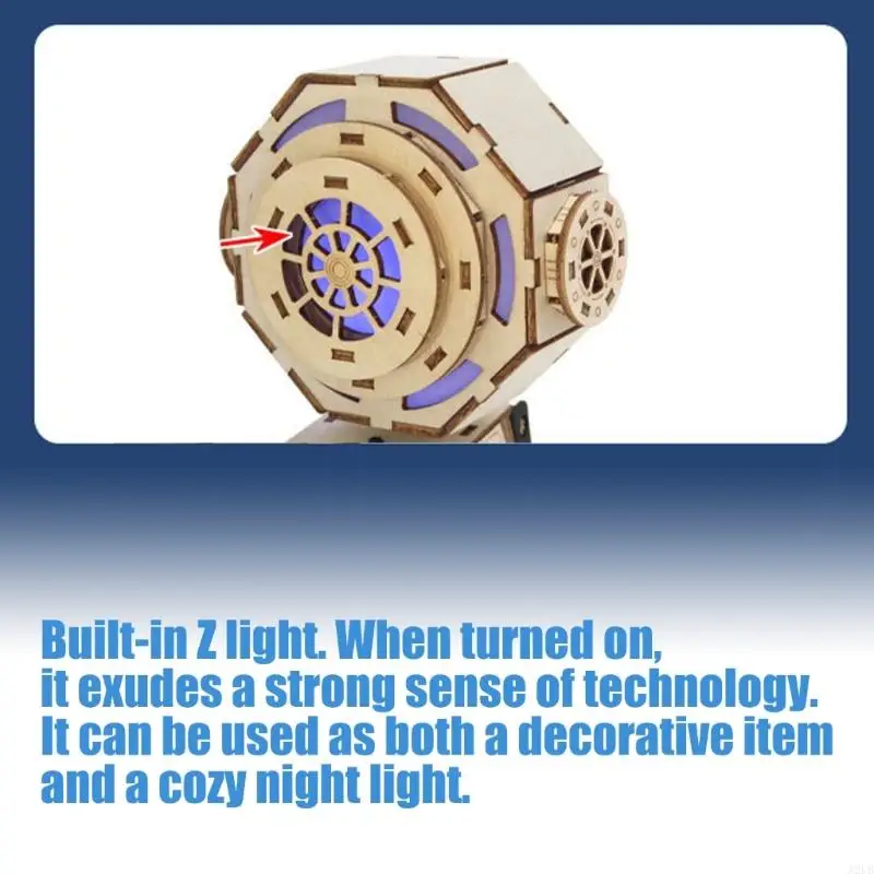 Hölzerne Zeitmaschinen-Montagesätze, Bastelprojekt-Spielzeug für Kinder, sicheres Lernspielzeug zur Stimulierung von Kreativität