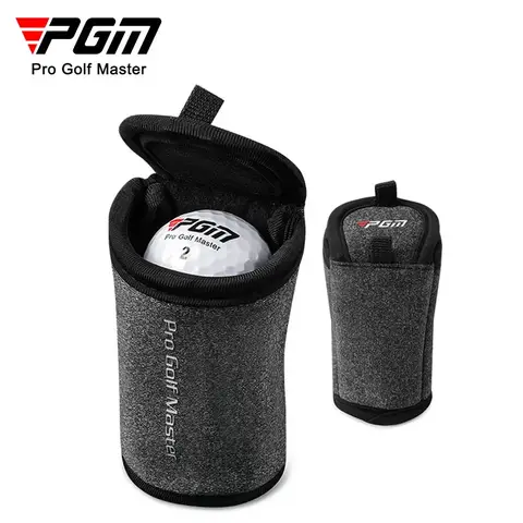 PGM 보호대 두꺼운 플러시 골프 공 가방, 편리한 미니 허리 가방, 공 2 개 수납 가능, SOB015 Best5