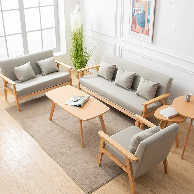 

Simple Lazy Solid Wood Chairs Single Person Nordic Japanese Style Exquisite Sofa Chairs Rotatable Muebles Para Cuarto Furniture