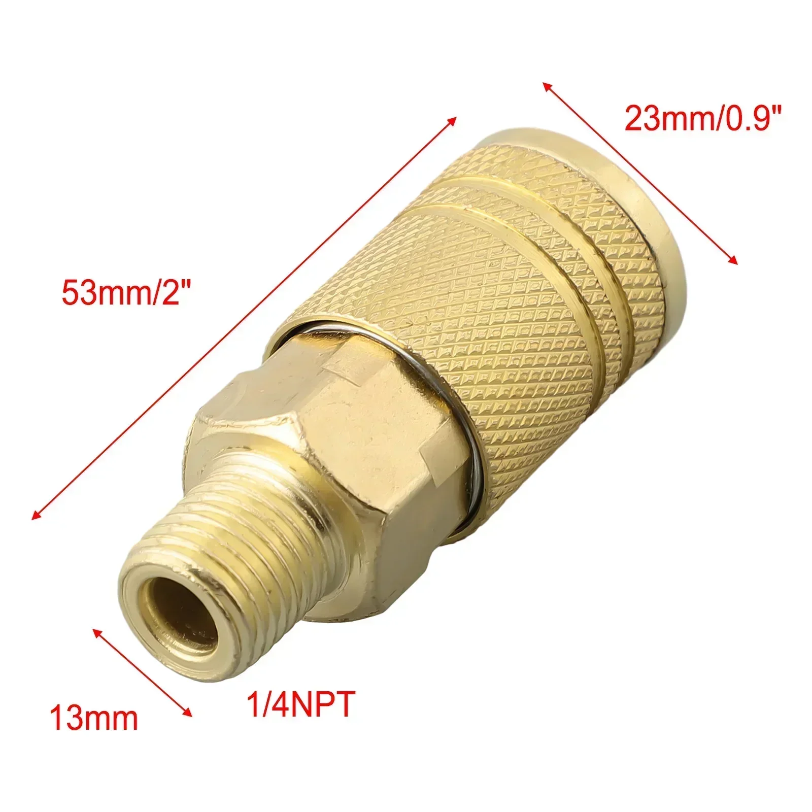 1/4 NPT Pneumatic Fitting Air Hose Connector Coupling Compressor Accessories Quick Release Connector Male Female Thread