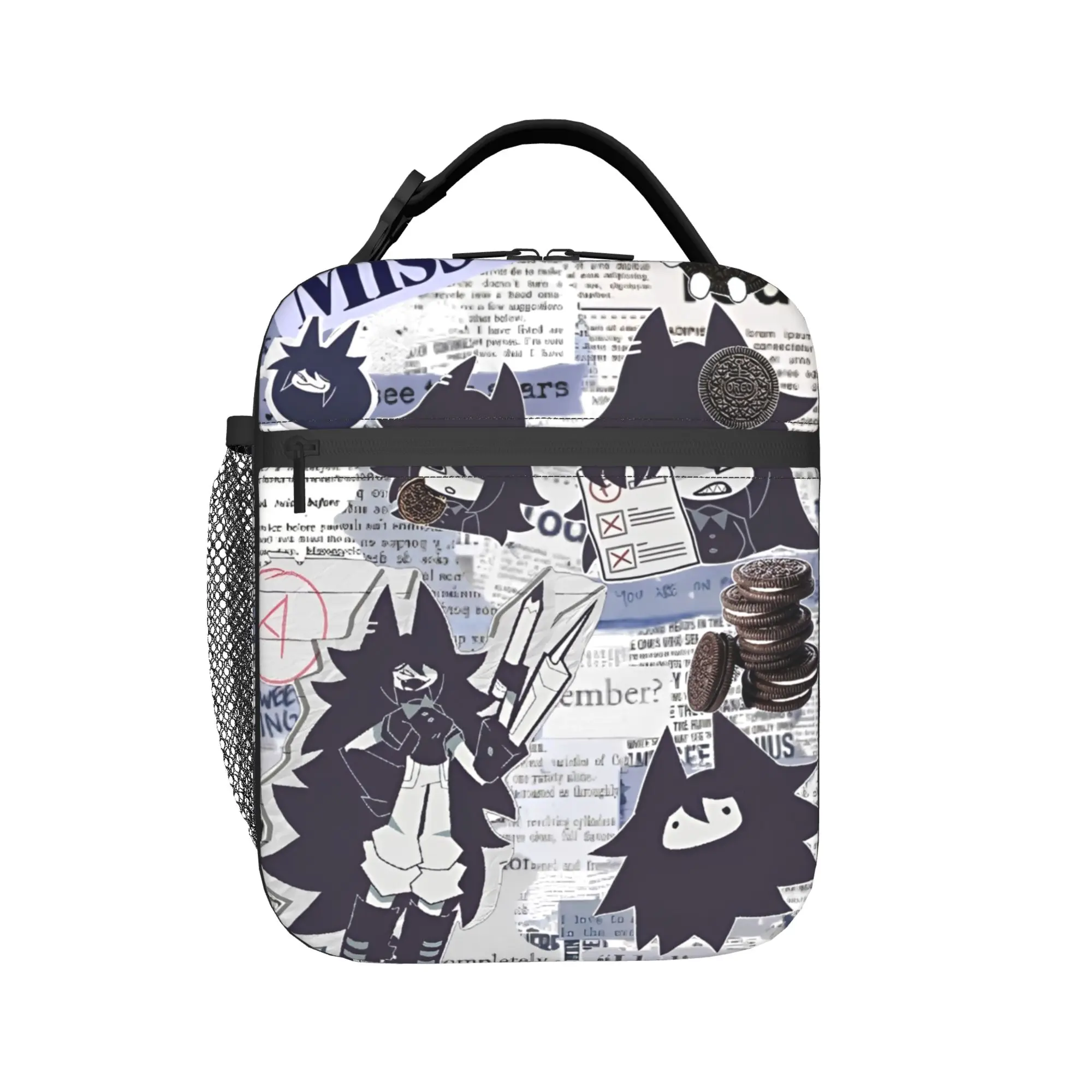 Fundamentals Paper Education Anime Merch Insulated Lunch Bag For Work Food Container Reusable Thermal Cooler Lunch Boxes