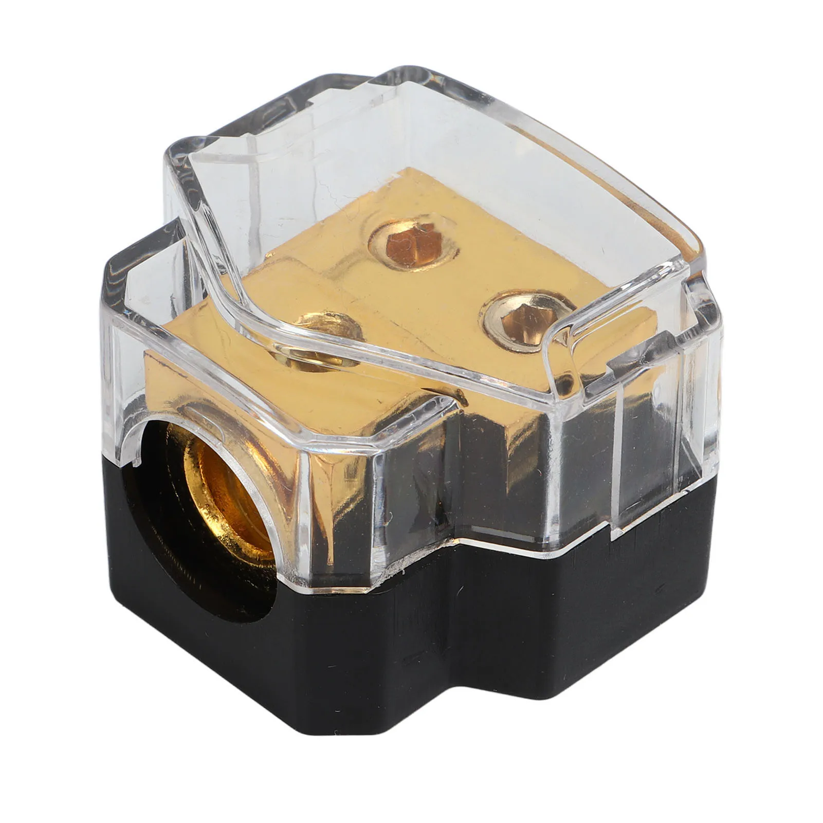 2 Way Audio Power Distribution Block High Conductivity for Car Stereo Amp OEM Replacement Battery Terminal Connector MF-1020