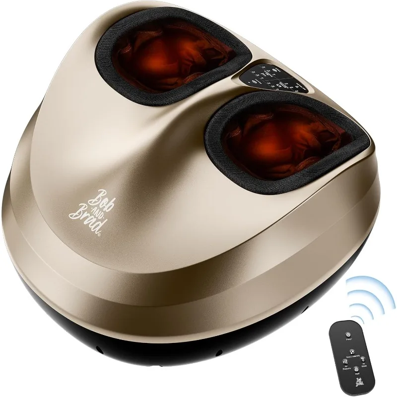 Foot Massager with Heat, FSA/HSA Eligible, Heated Electric Feet Massager Machine for Neuropathy, Shiatsu Deep Kneading Foot