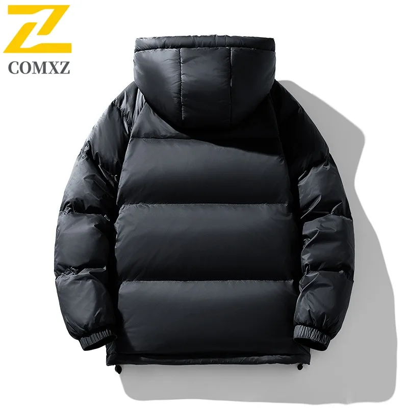 سترة شتوية للرجال كبيرة الحجم حرارية متعددة الوظائف مقاومة للرياح معطف قطني خارجي دافئ مع جيوب ملابس خروج فضفاضة