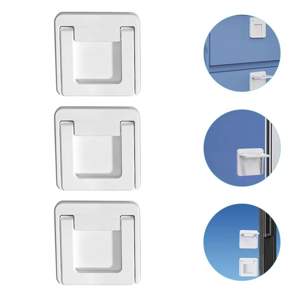 

3pcs Window Limiter Lock Premium Abs Sliding Door Security Stopper For Home Office Child Safety Baby Proof Anti-Theft