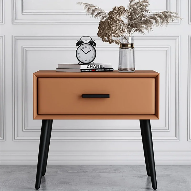 Open Cabinets Tables for Rooms Floating Nightstand Bed Desk 3-tier Drawer Bedside Round Bedside Table Side Storage Locker Cute