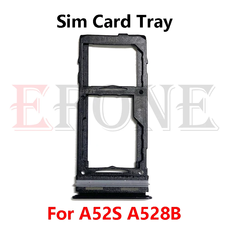 For Samsung Galaxy A52 A52s 5G A528B Reader Holder Sim Card Tray Holder Slot Adapter