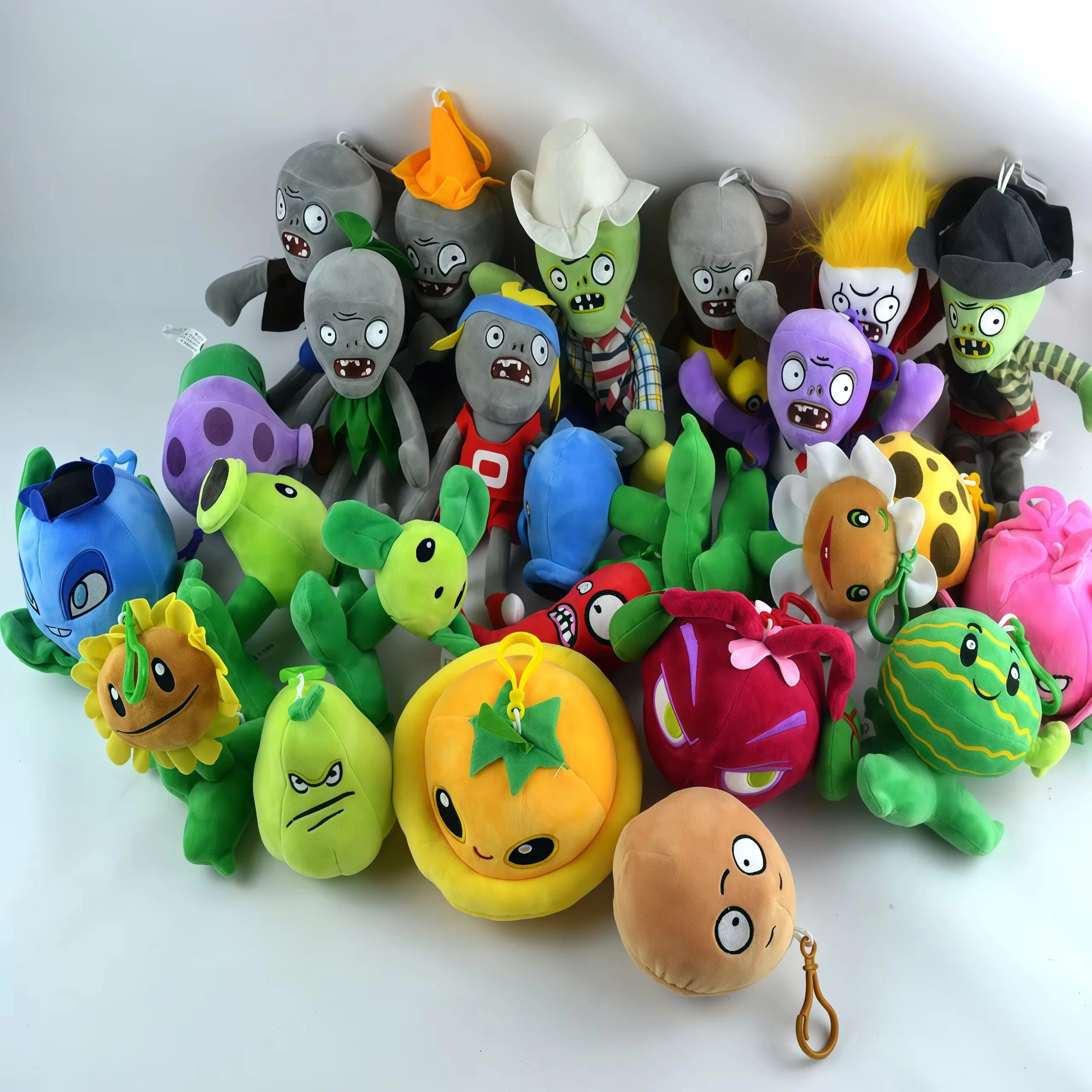 1 unidad de Peluche de Plants Vs Zombies: Girasol, Nuez, Cereza, Lanzaguisantes, Patata, Mordedor de Patatas, Guisante de Nieve. Regalo de Cumpleaños para Niños.