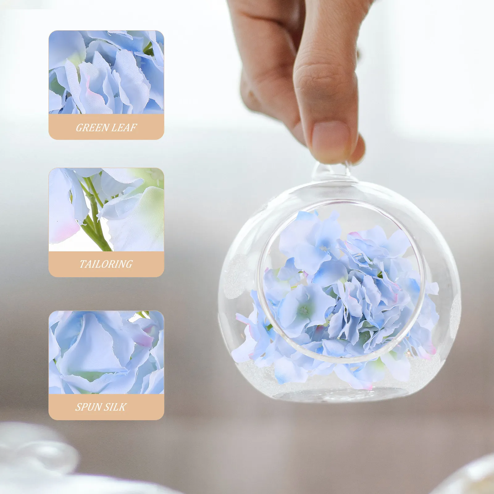 

18 шт. реалистичных искусственных цветов гортензии из шелка для декора свадеб, романтических фотосессий, украшения дома, офиса, вечеринок, искусственные цветы