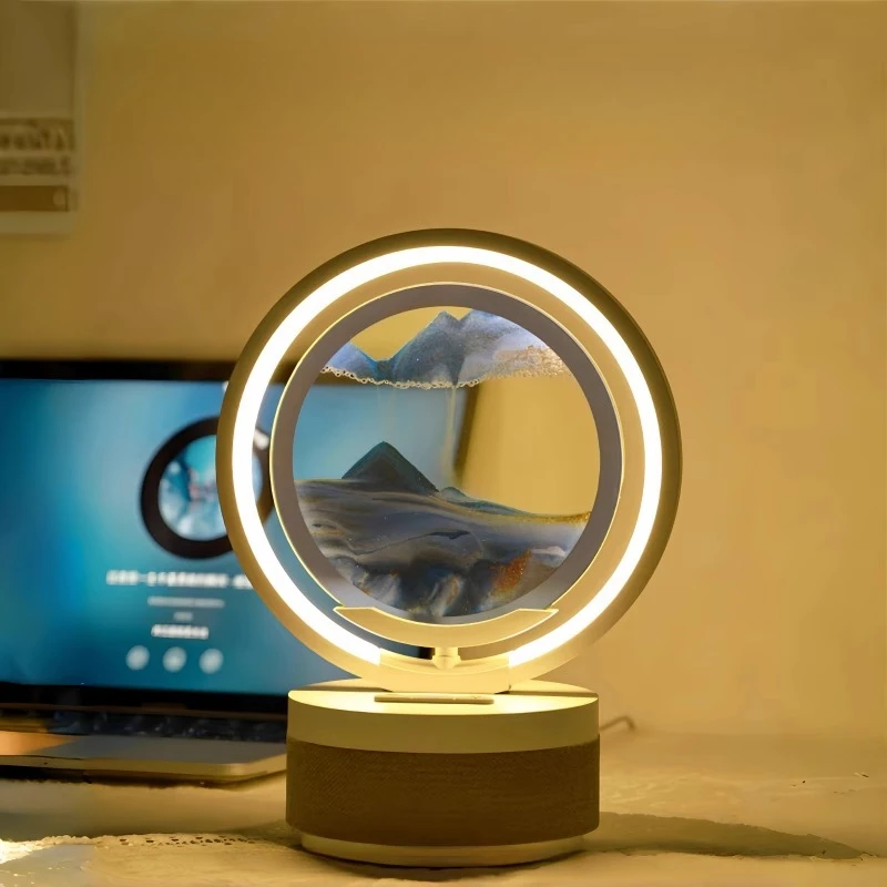 

Wireless Bluetooth Audio Quicksand Painting Light Home Desktop Heavy Subwoofer Ultra High Sound