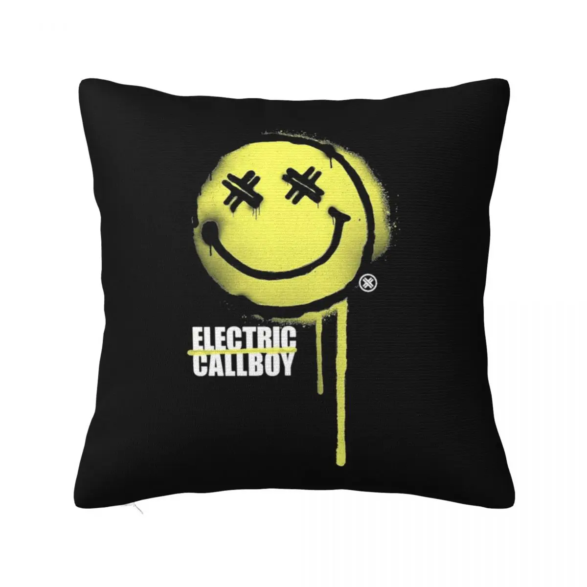 Smile Electric Callboy Square Pillowcases Bed Car German Music Cushion Cover Cool Throw Pillow Case 40*40