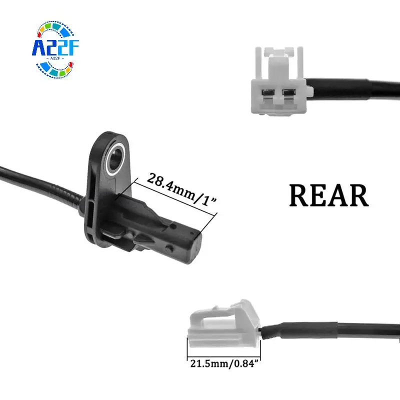 

A22F-95681-2S500 95680-2S500 Датчик скорости тормозного колеса с антиблокировкой ABS для Hyundai Tucson Ix35 KIA Sportage 2,0 2,4 2011-2016