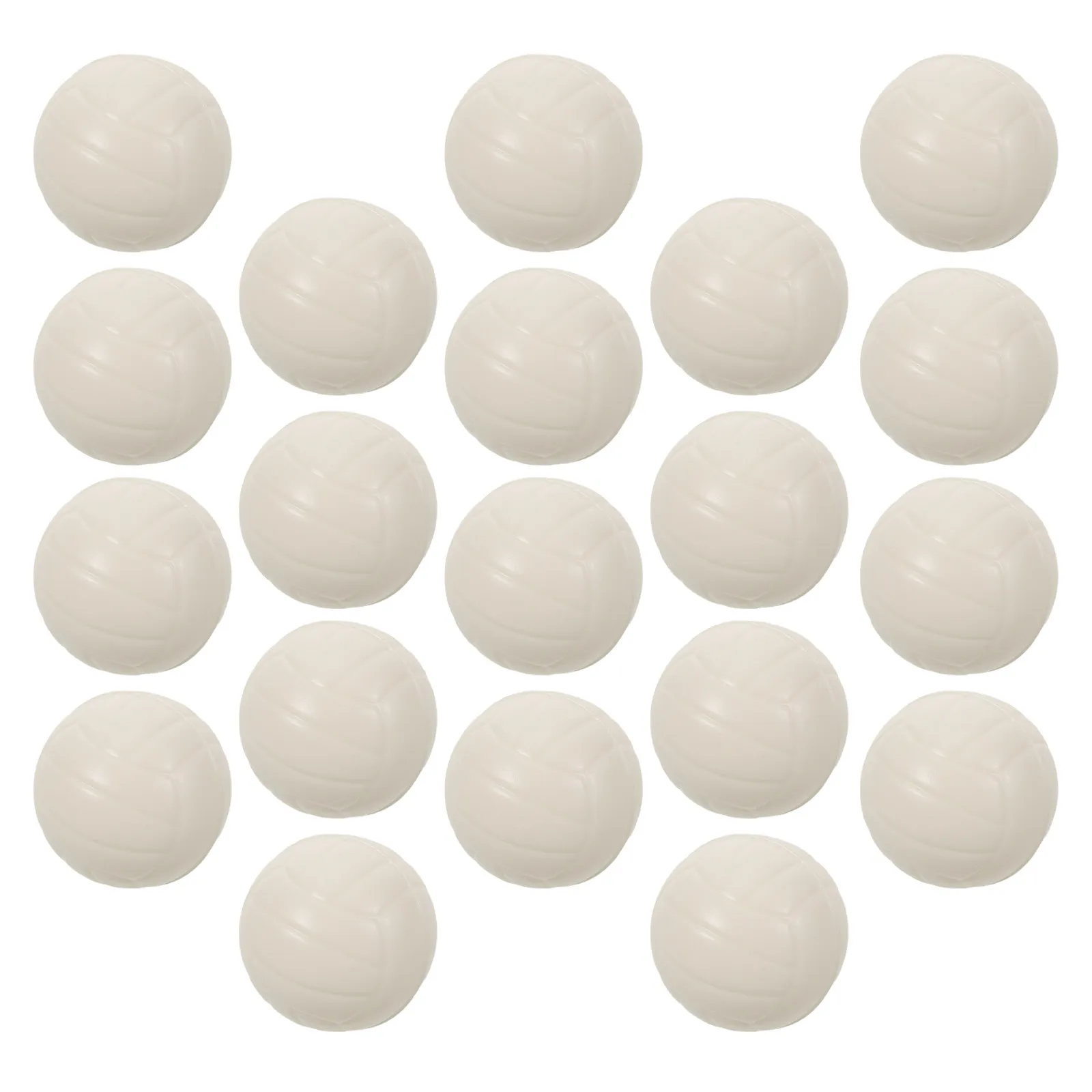 

20 шт. мини-волейбольных мячей-антистресс из полиуретановой пены, маленькие сжимаемые спортивные мячи для снятия стресса, призы для детских вечеринок и карнавалов, игрушки-антистресс