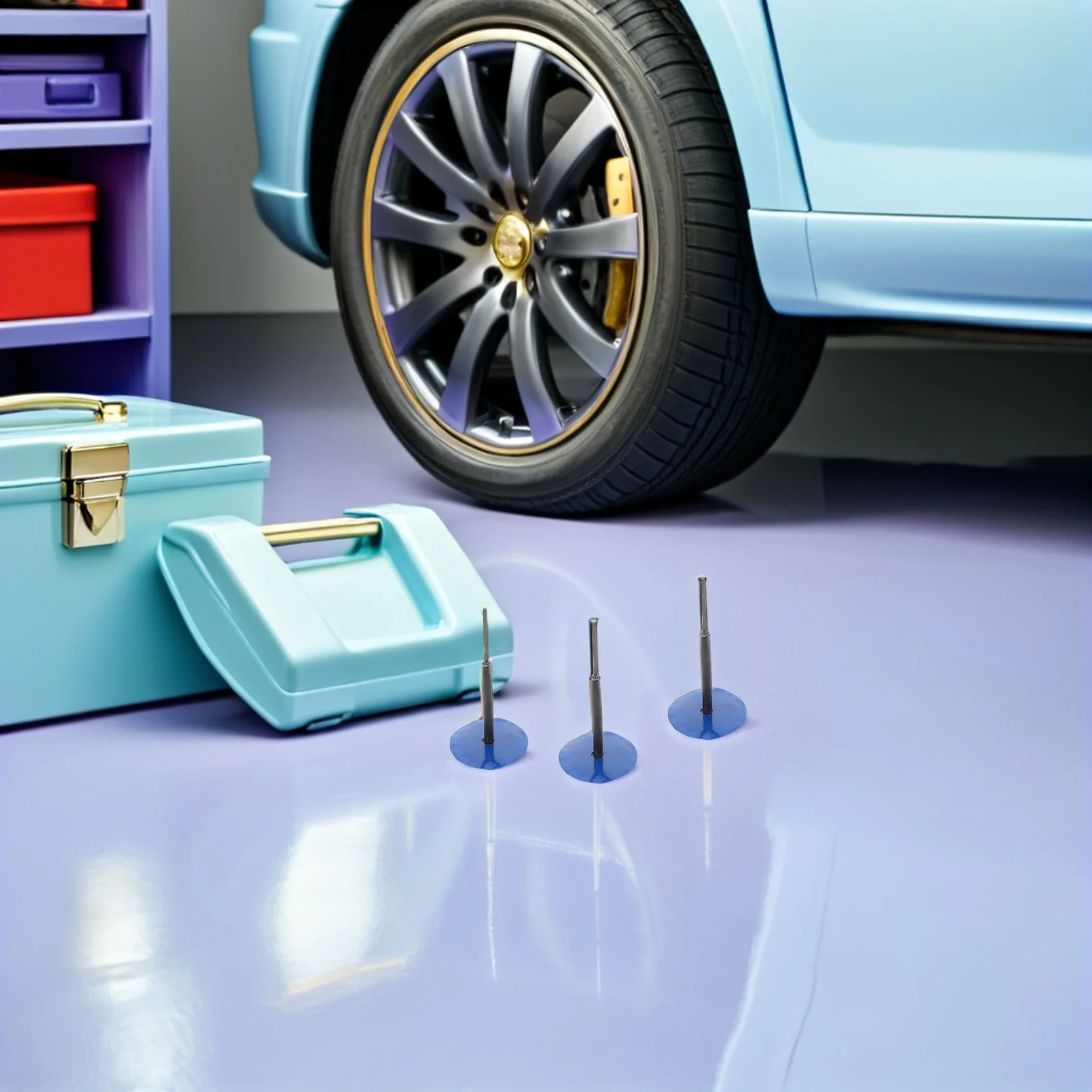 

10pcs Tire Repair Mushroom Nails Black For Car Motorcycle Truck Bus Agricultural Tyres Self-Tapping Screw Rubber Nail Set Cold