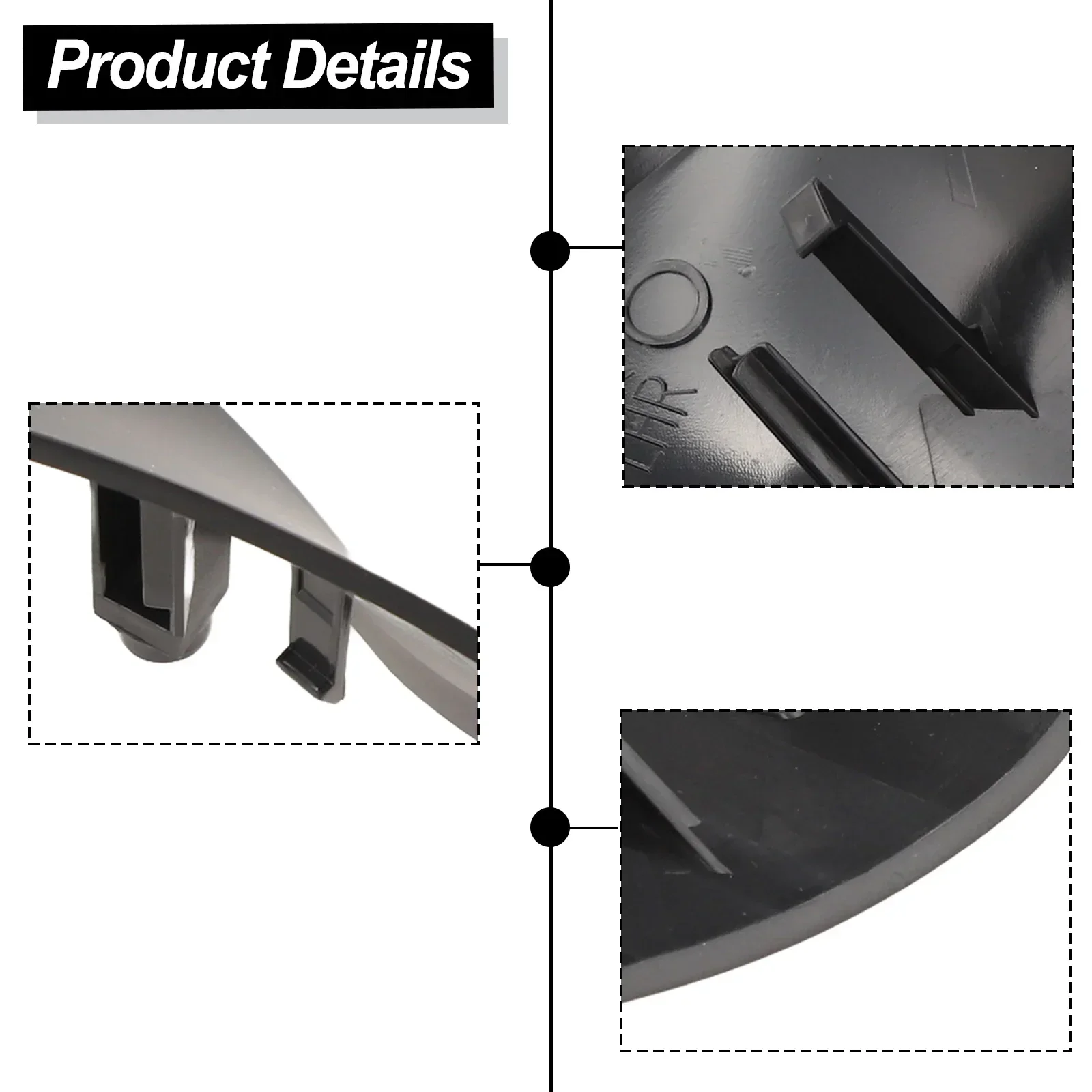 Winter Driving Cold Weather Heated Lens Mirror Cover Lower Base Cap 5*5*5cm Seamless Fit Stylish Design Heated Lens