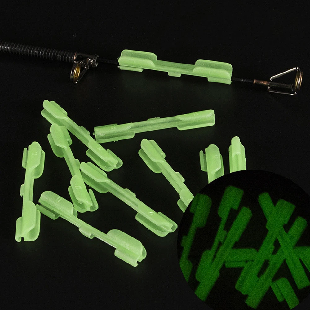 

Accessory Fluorescent Fishing Rod Night Fishing Fishing Float Tip Clip Light Stick Holder Fishing Glow Stick Night Float Clip