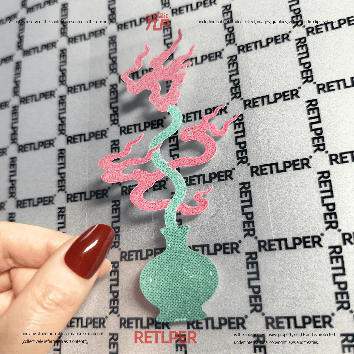 Retlper Hollow-Out Car Sticker Original 
