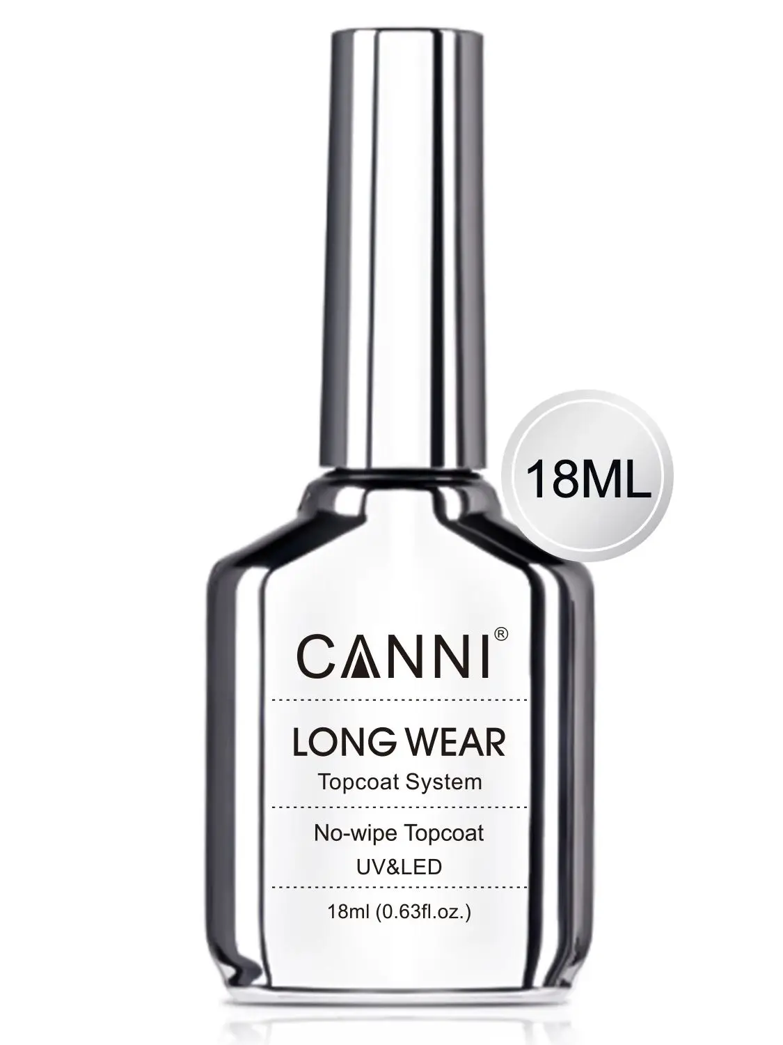 Canni TPO FREE HEMA FREE 18 ml Long Wear Diamond Nowipe Top Coat Peeloff Base Coat Soak Off UV LED Gel Polish Nagelmaniküre