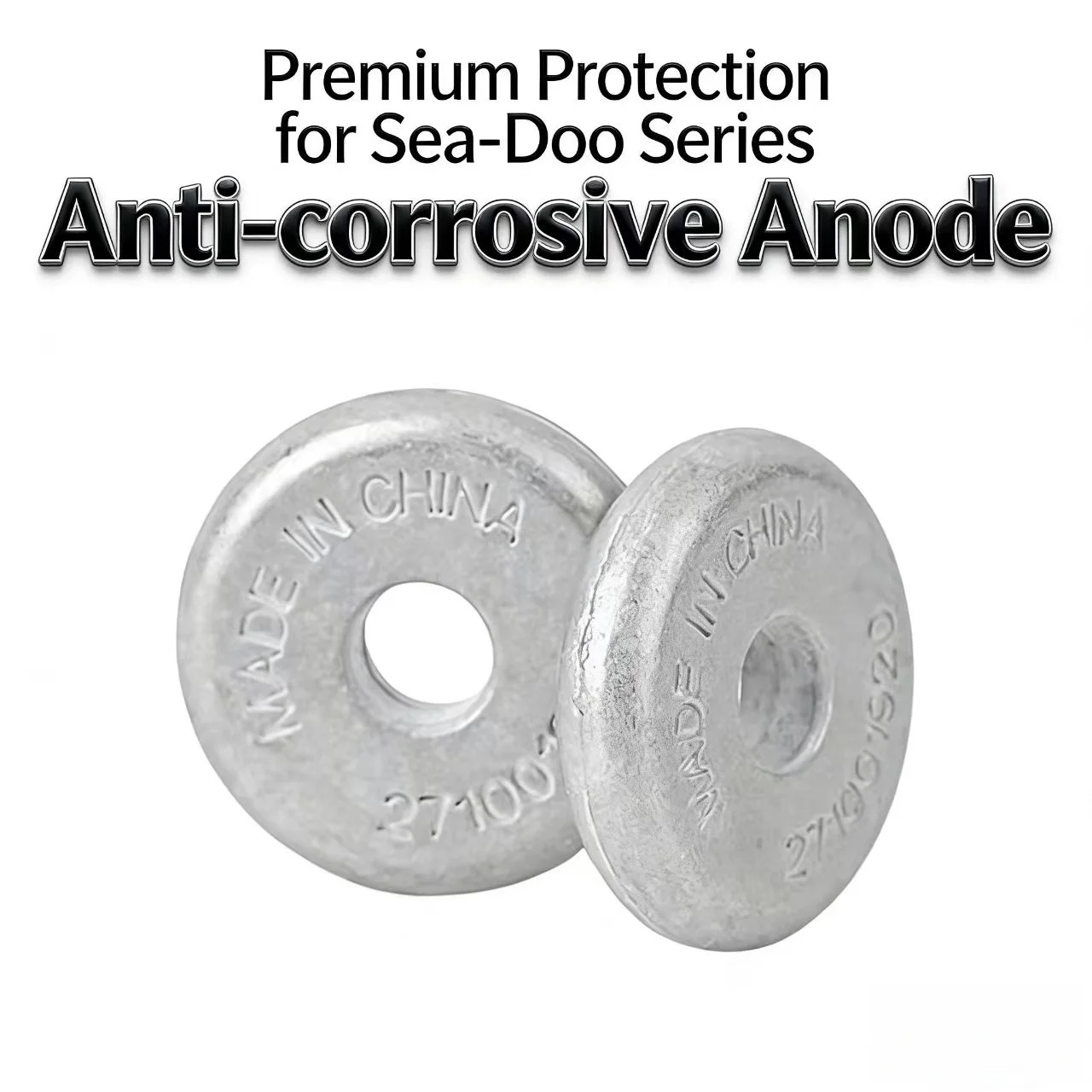 Piezas de embarcaciones de Zinc, ánodo anticorrosivo, 2 uds., para Seadoo Spark Trixx 60 90 900 HO ACE GTI 130 GTX 155 170 RXT 230 RXP GTX 300