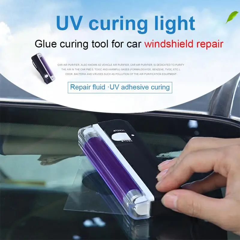 Automotive Glass Repair Resin Curing UV Lamp Repair Of Automotive Glass Resin Curing Lighting Currency Detection Car Supplies