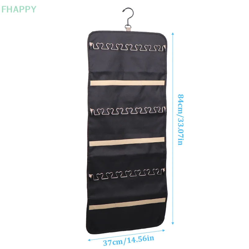 Sunglasses Storage Hanging Bag - Double-Sided Felt Slot Sunglasses Organiser Eyeglasses Display With Sturdy Cord