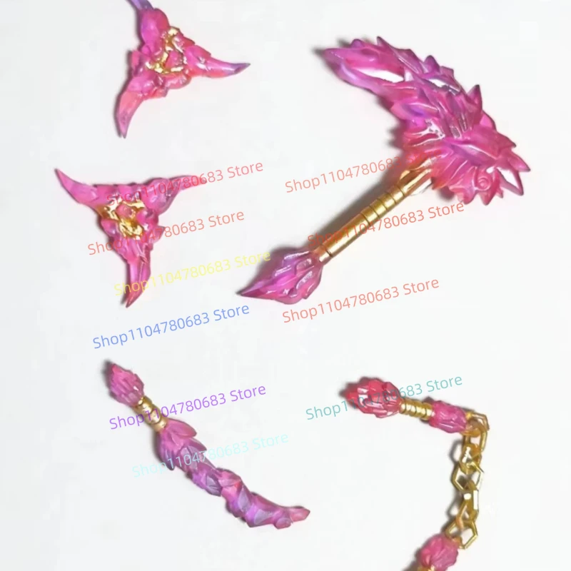 

New MOC Building Blocks Fantasy Handheld Pink Crystal Toy Assembled Collectible Ornament Holiday Gift