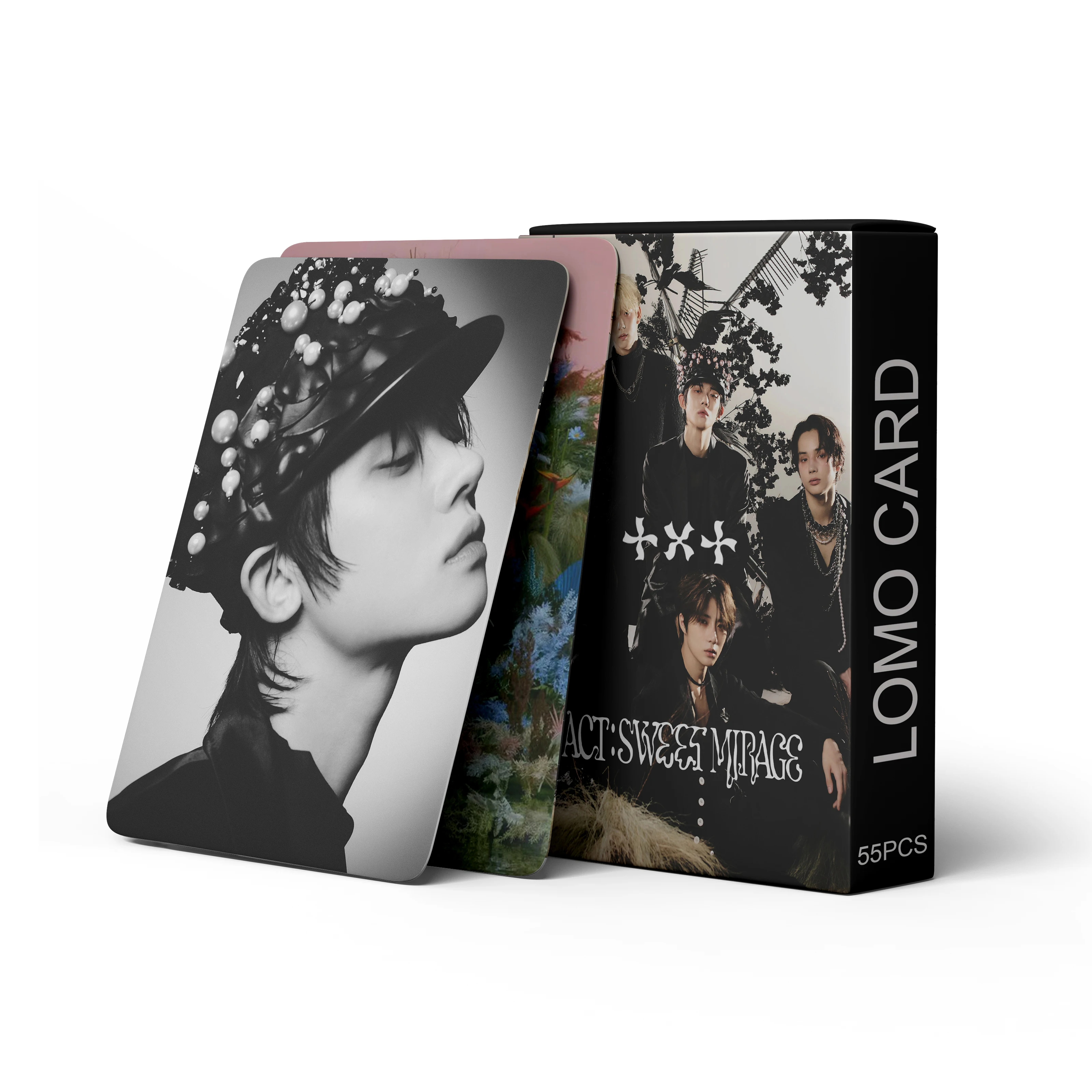 55 carte da collezione di nuovi album della band coreana Boy, piccole carte Lomo