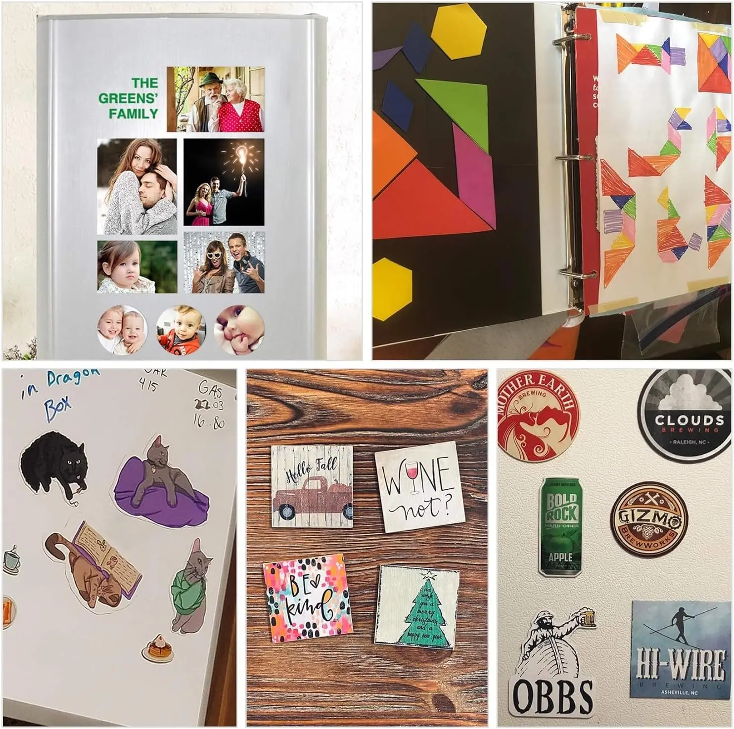 แผ่นแม่เหล็ก A4 พร้อมกาวด้านหลัง, 10 แพ็คขนาดภาพ 8.3"x11.7",แม่เหล็กภาพสำหรับตู้เย็น, แผ่นแม่เหล็กเหนียว