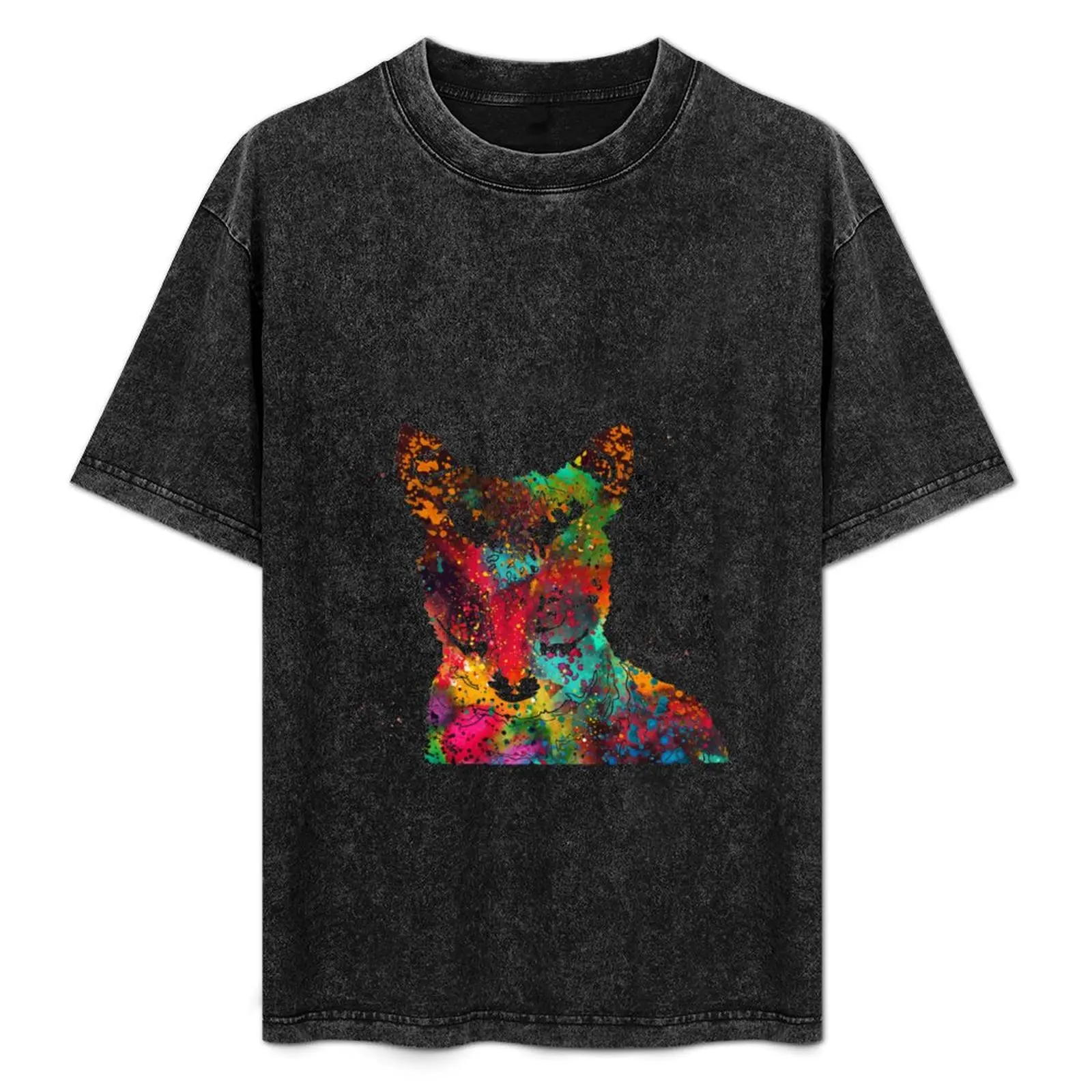 

Savannah Cat T-Shirt Large Size Basic Casual T-Shirt