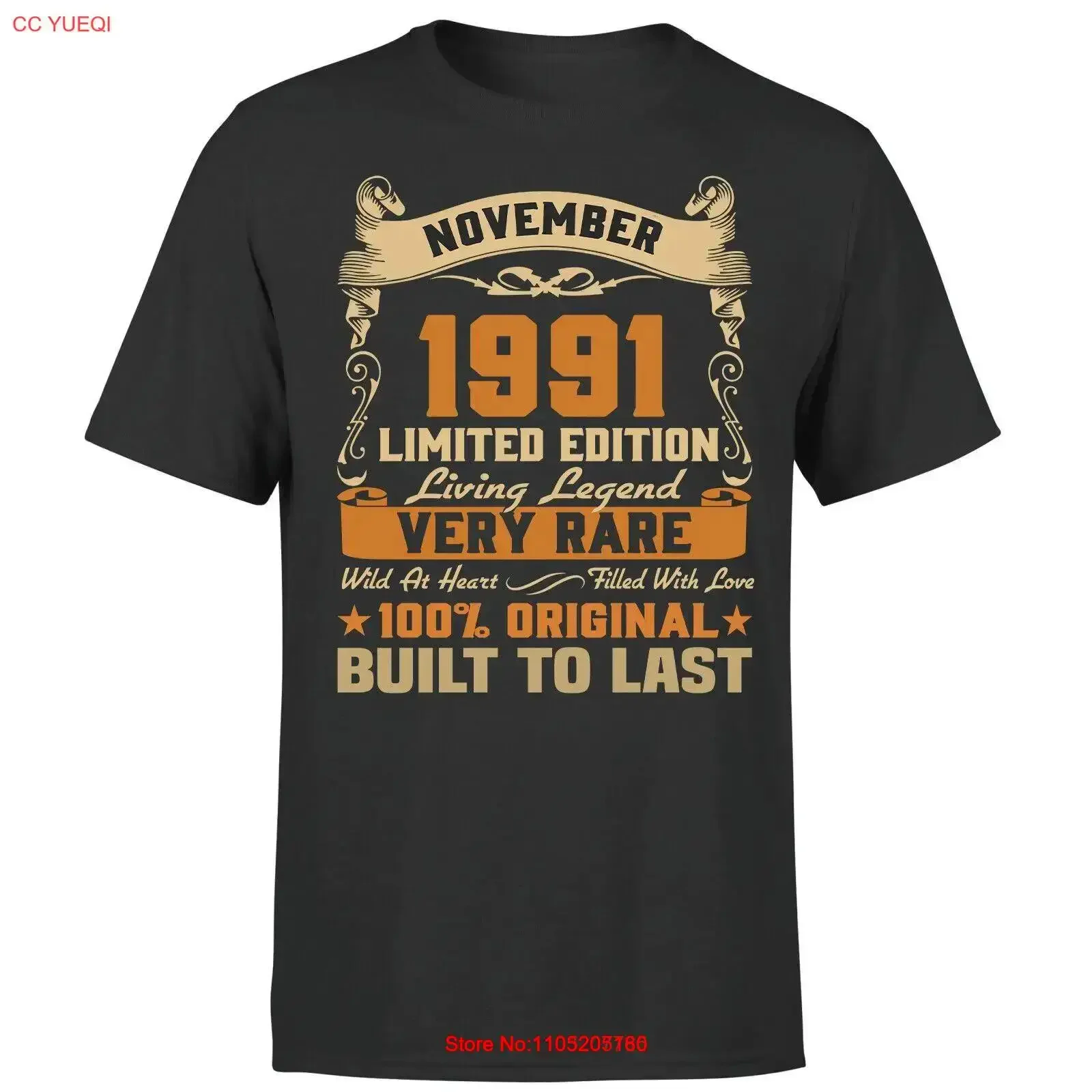 

31st Birthday T shirt Living Legend Very Rare 1991 Mens Top vintage Washed Unisex Stylish Slightly Casual fashion Breathable