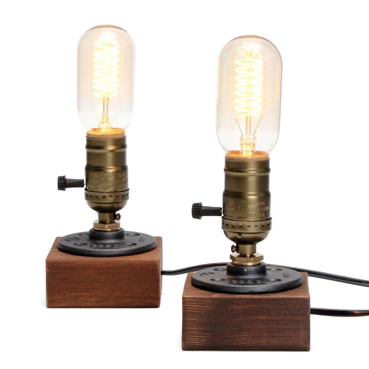 

E27 Table Lamp Vintage Industrial Desk Lamp Loft Edison Table Lanterns Living Room Bedside Bedroom Lamp Home Deco Light Fixtures