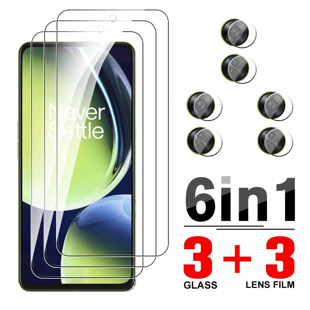 6in1 Tempered Film Case For OnePlus Nord CE 3 Lite 5G Camera Protector One Plus Nord CE3 Lite CE3Lite ce 3Lite Protective Glass