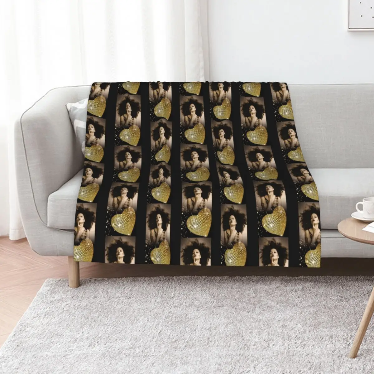ALBUM DIANA ROSS Throw Blanket Cozy Microfiber Throw Blanket for Home Bedroom