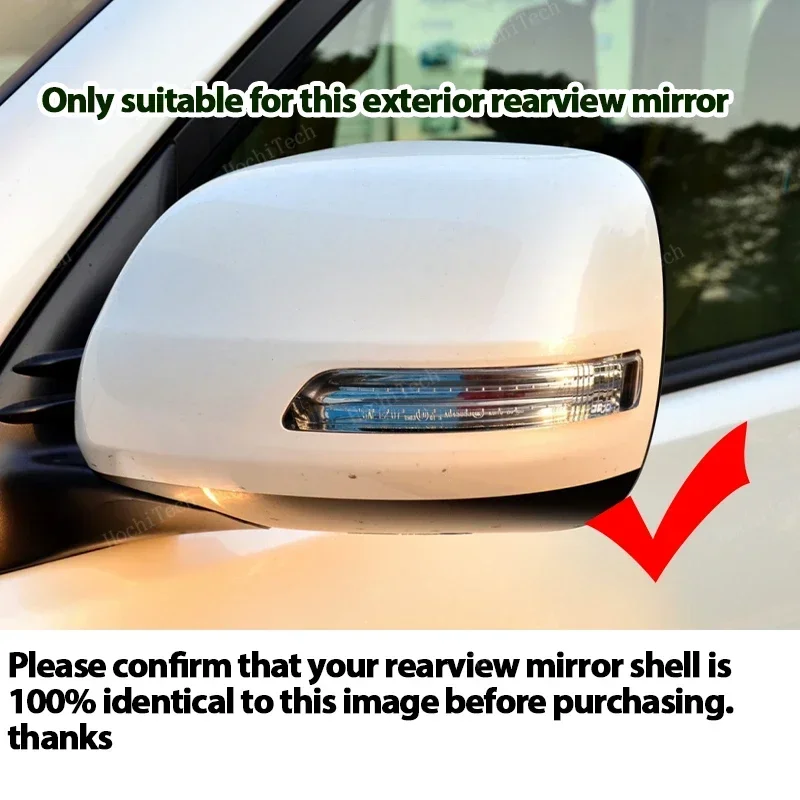 Smoked LED Dynamic Turn Signal Light Side Mirror Flashing for Toyota Land Cruiser Prado GRJ150 TRJ150 KDJ150 GDJ150 LJ150 URJ200