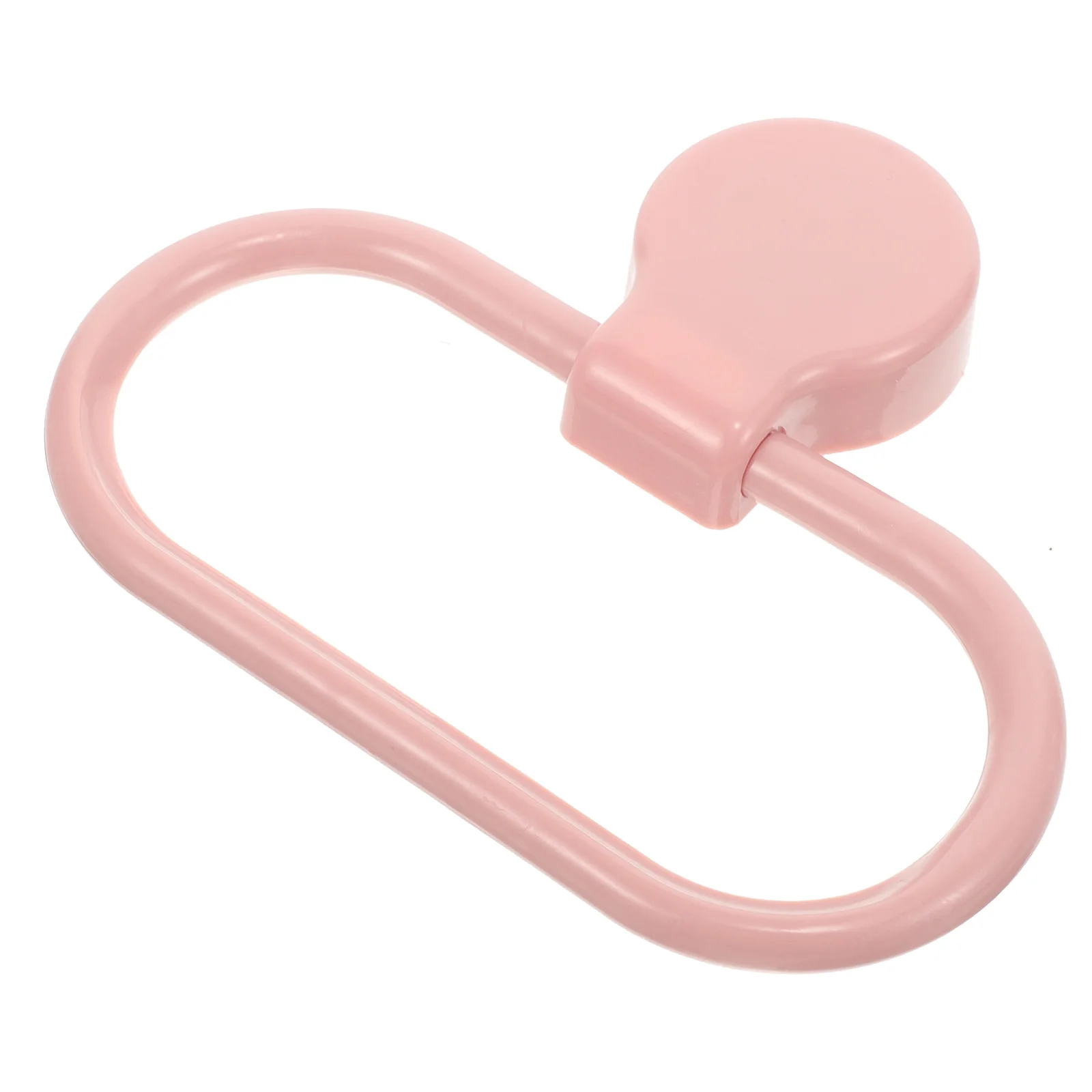 

Adhesive Towel Ring Holder Pink Bath Rag Hand Bathroom Peel Stick Bar Self Adhesive No Drilling Durable Contemporary Style Easy