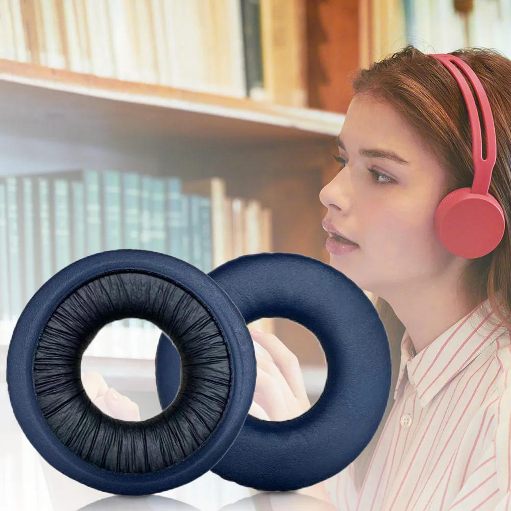 Coussin d'oreille de téléphone de sauna de mousse à mémoire de forme, isolation phonique, coussins d'oreille confortables pour SONY WH-CH500 téléphone de sauna supra-auriculaire