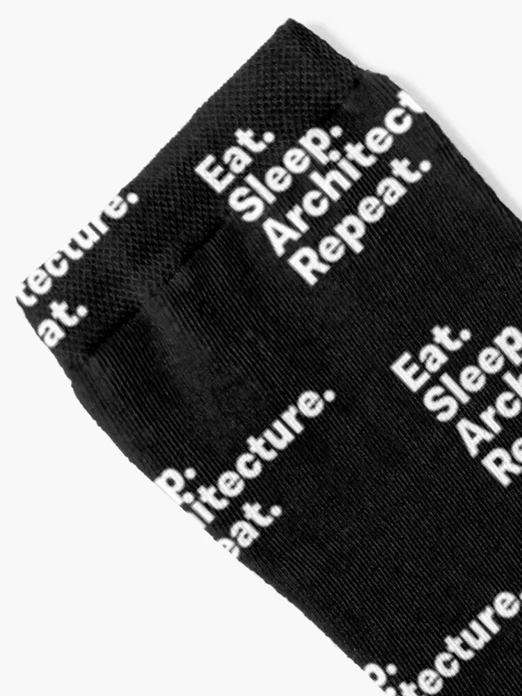 Eat Sleep Architecture Repeat Socks anti-slip Wholesale valentine gift ideas Designer Man Socks Women's