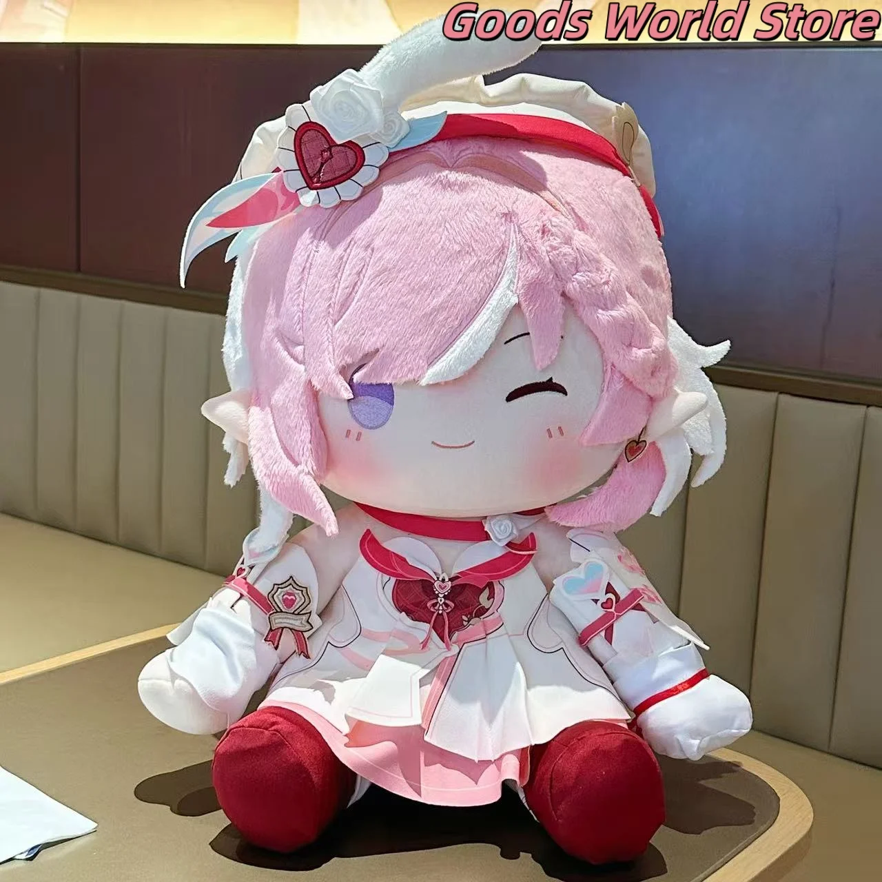 

Подушка Elysia 40 см, модель сидячей осанки, орнамент Honkai Impact 3 Elysia, карнавальный костюм, аниме-игра, милый подарок на Хэллоуин