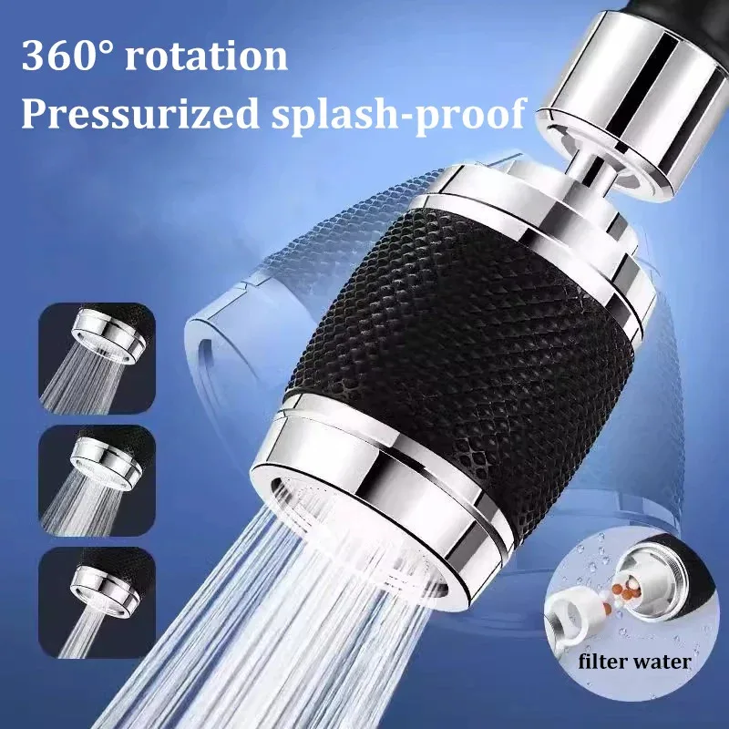 3 Modes Kitchen Filter Faucet Extender 360° Rotation Pressurized Water Saver Home Anti-Splash Shower Sprayer Universal Faucet