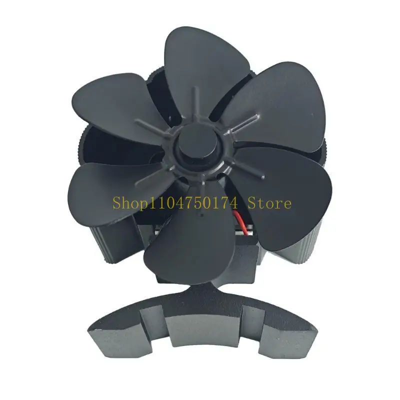 Holzofen-Ventilator, Kamin-Ventilator für Holzofen, wärmebetriebener Ventilator, Holzofen-Zubehör, zirkulierende warme Luft,