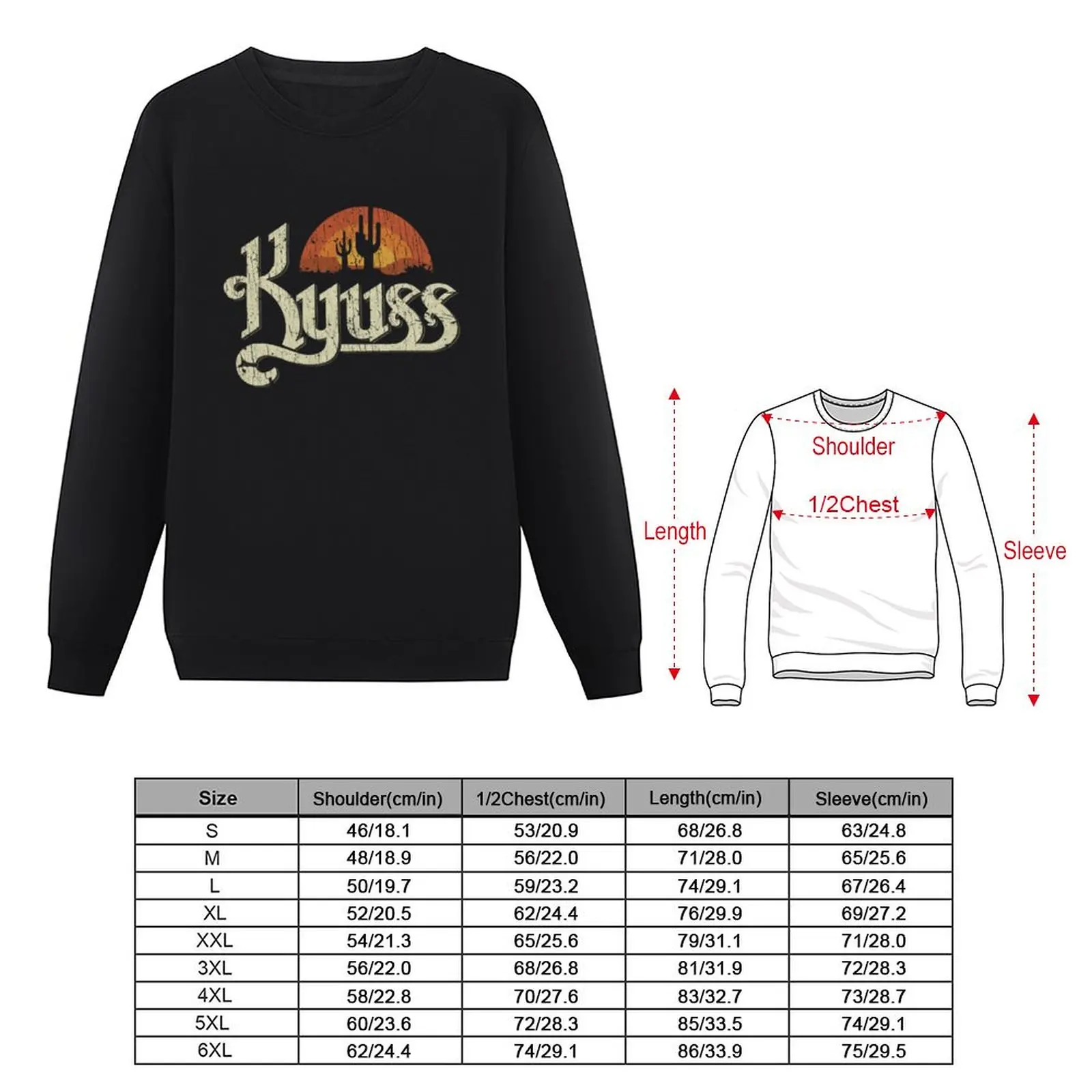 Kyuss Sunset 1987 Sweatshirt fashion men autumn sweatshirt male