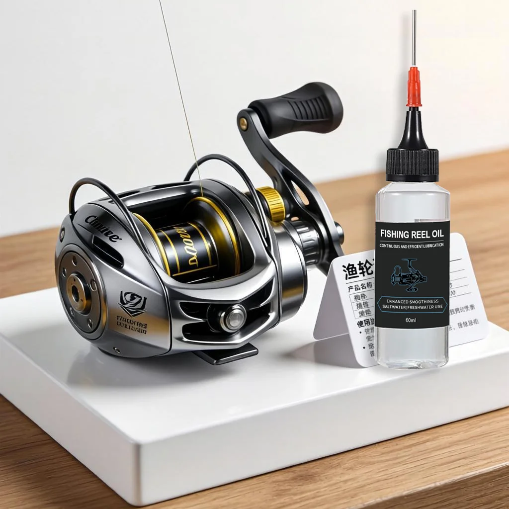60ml Fishing Reel Oil with Precision Needle Reel Lubricant for Smooth Casting and Corrosion Protection Saltwater Freshwater Use gallery 3